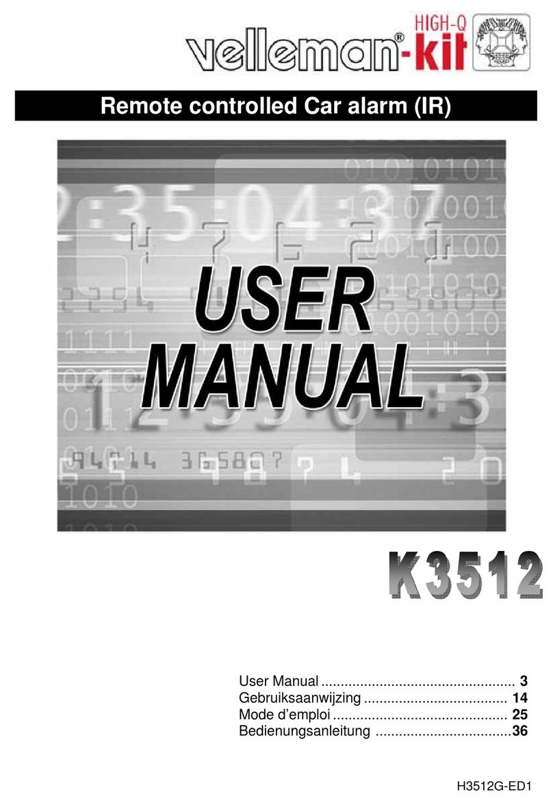 Velleman K3512 user manual
