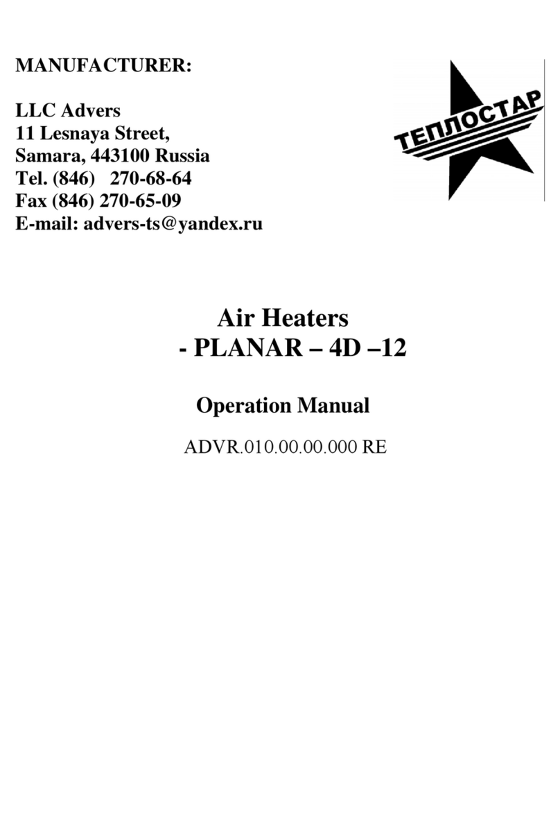 Advers PLANAR-4D-12 User manual
