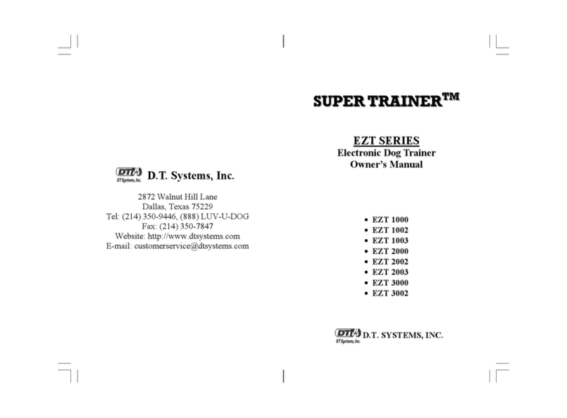 D.T. System EZT 1000 User manual