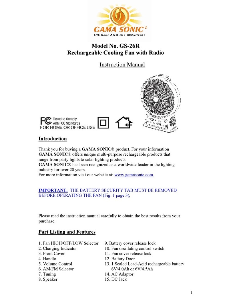 Gama Sonic GS-26R instruction manual