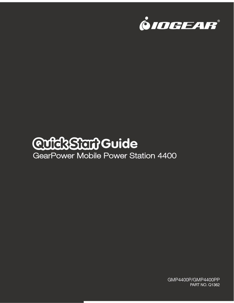 IOGear GearPower 4400 User manual