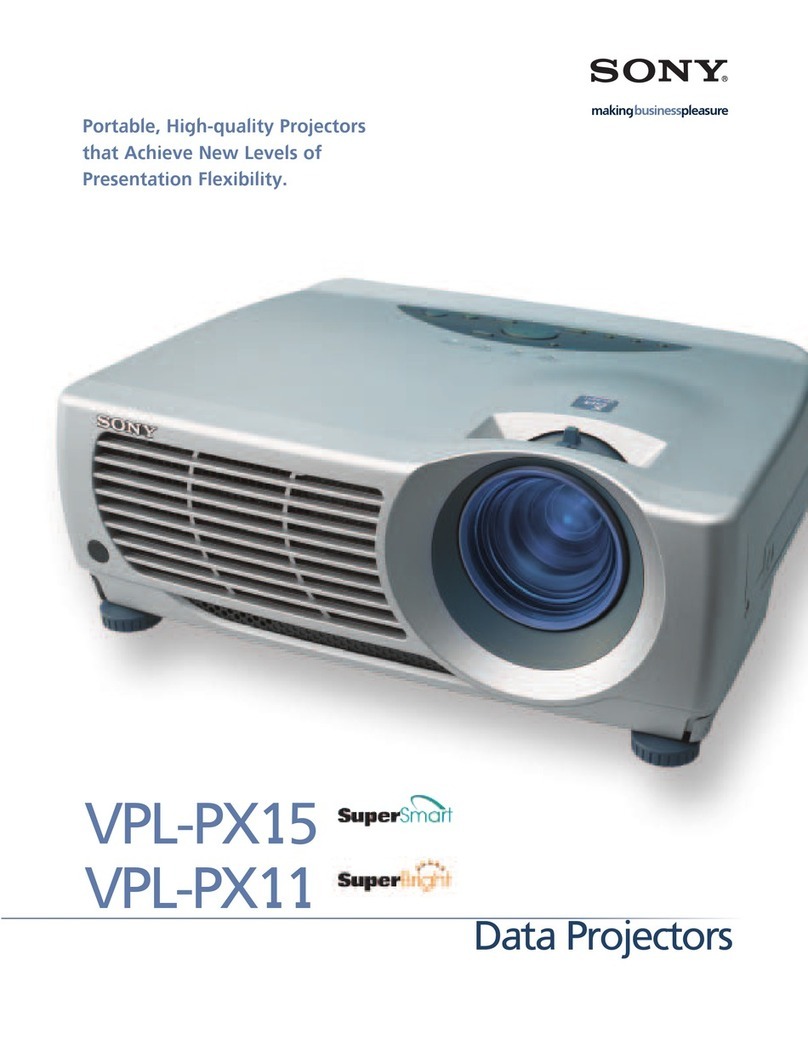 Sony VPL-PX11 Brochure & specs