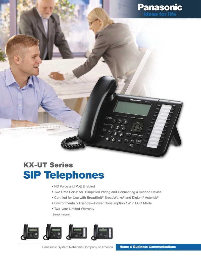 Panasonic KX-UT136-B User manual