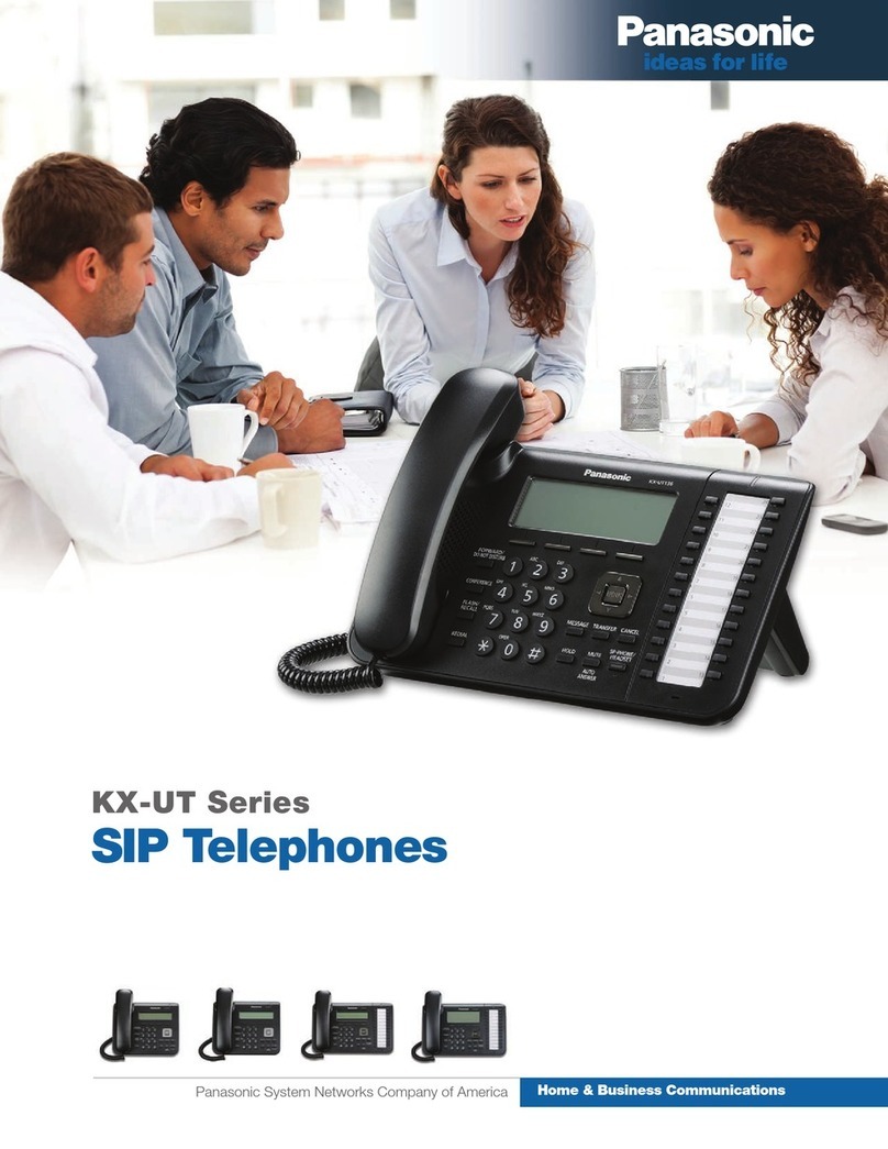 Panasonic KX-UT136-B User manual