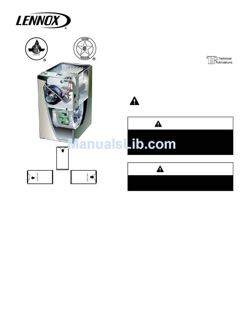 Lennox EL296UHE User manual Lennox EL296UHE User manual