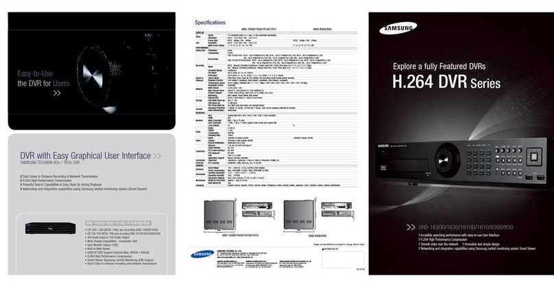Samsung SRD-1630D User manual