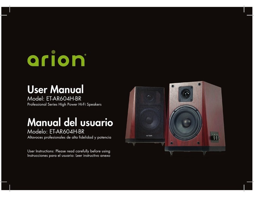 Arion Professional ET-AR604H-BR user manual