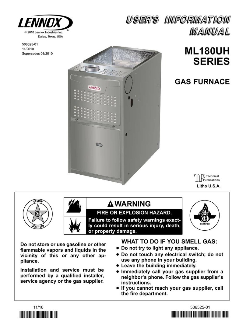 Lennox ML180UH SERIES Guide