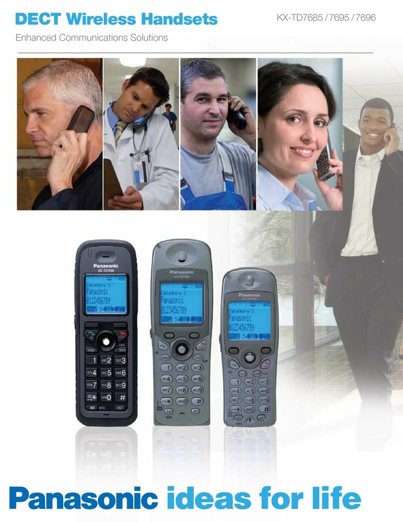 Panasonic KX-TD7685 - Wireless Digital Phone Brochure & specs