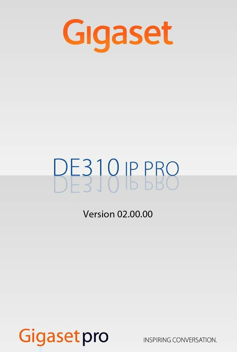 Gigaset DE310 user guide