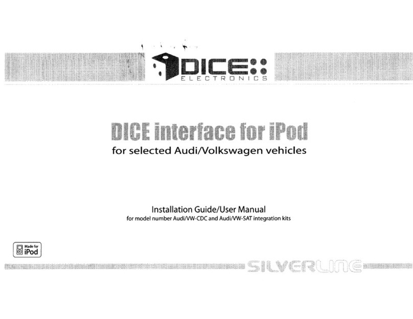DICE Interface for iPod Troubleshooting guide