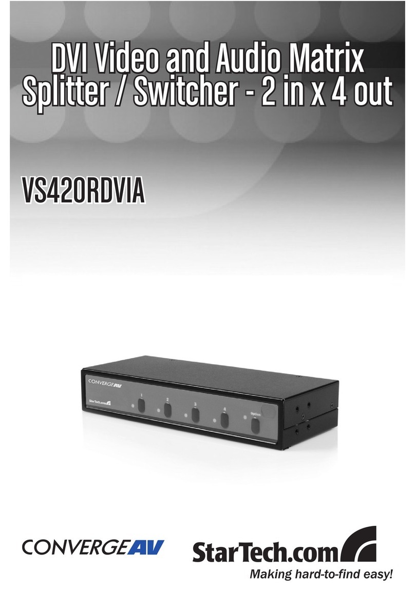 StarTech.com VS420RDVIA User manual StarTech.com VS420RDVIA User manual