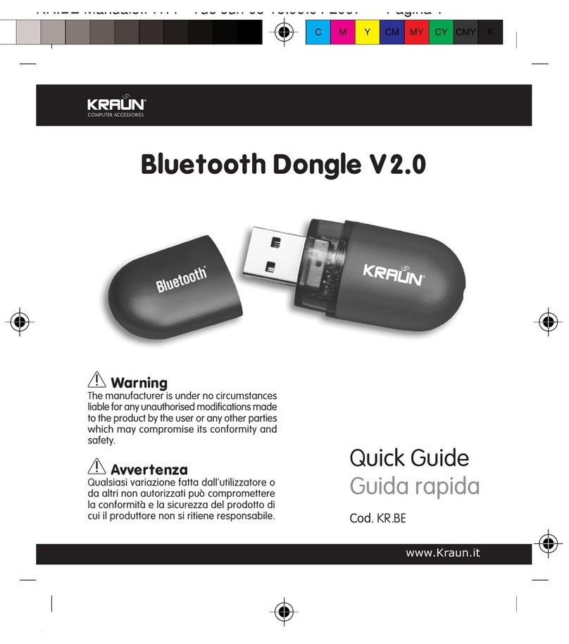 Kralin Bluetooth Dongle V2.0 quick guide