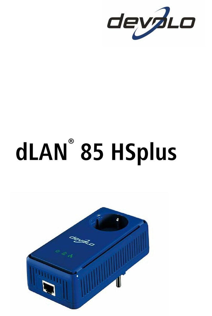 Devolo dLAN 85 HSplus user guide