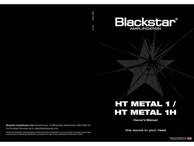 BLACK STAR HT METAL 1 owner's manual BLACK STAR HT METAL 1 owner's manual