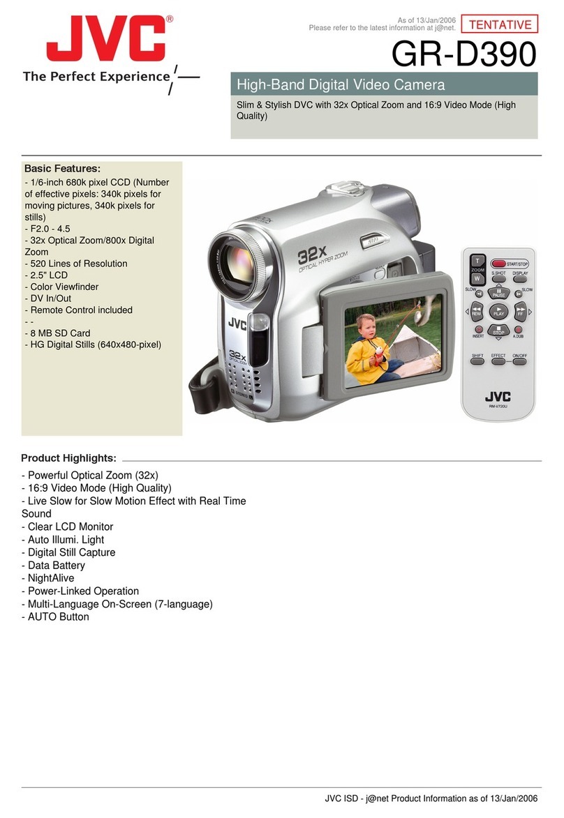 JVC GR-D390 User manual