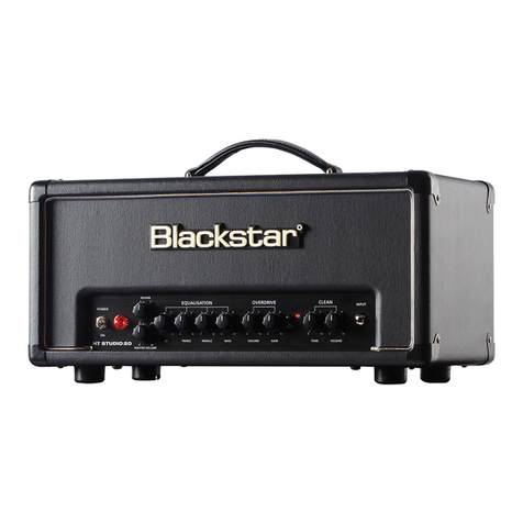 BLACK STAR HT Studio 20 Combo owner's manual