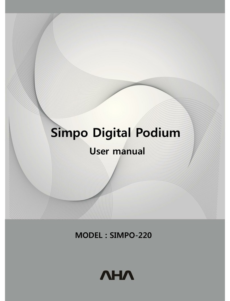 AHA SIMPO-220 user manual