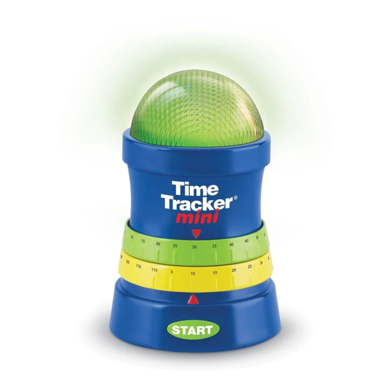 Learning Resources Time Tracker mini user guide
