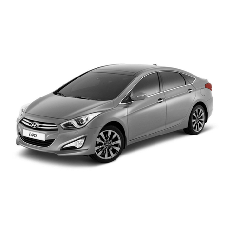 Hyundai i40 Saloon 2012 User manual