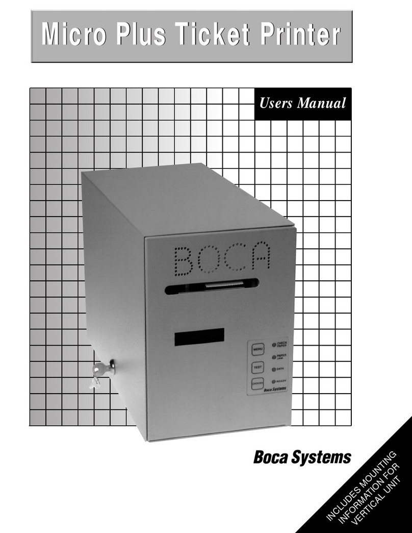 Boca Systems Micro Plus user manual