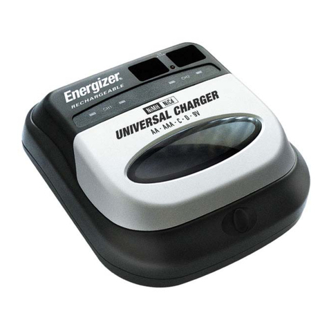 Energizer BC-5HU Dimension Guide Energizer BC-5HU Dimension Guide