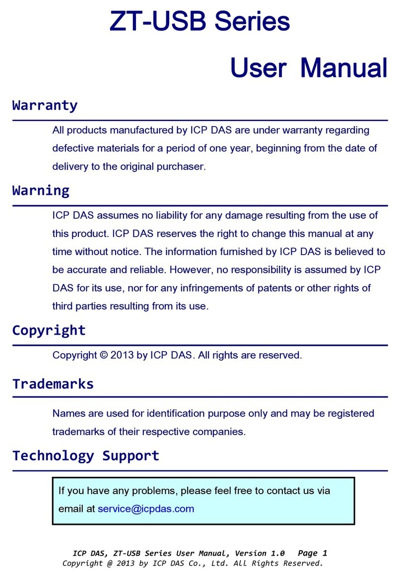 ICP DAS USA ZT-USBC user manual