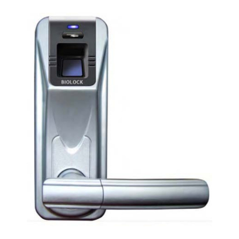 New Biometric Solution Biolock 333 user manual
