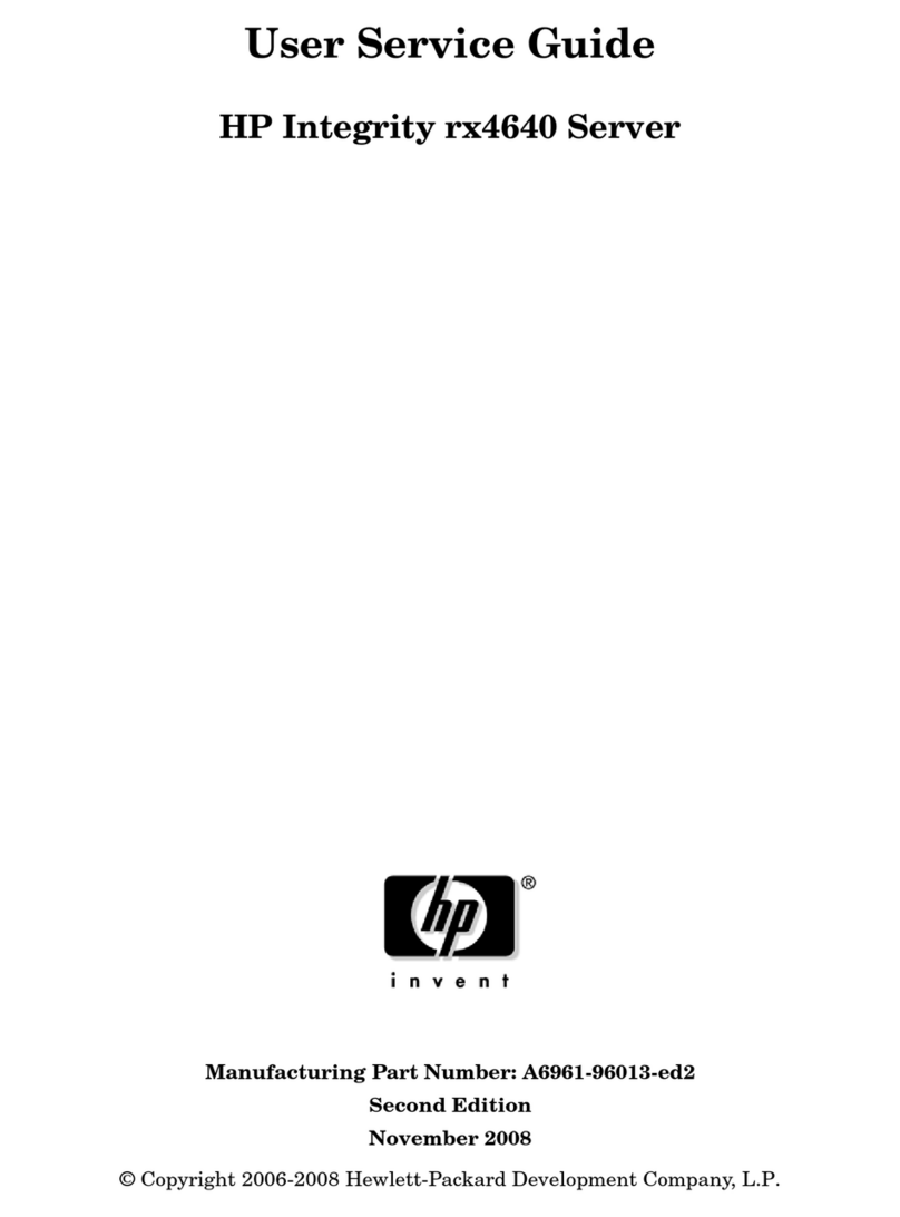 HP Integrity rx4640 User's & service guide