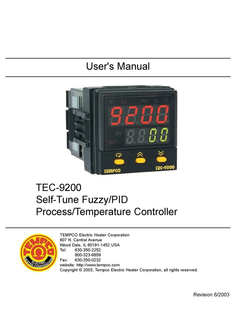 Tempco TEC-9200 User manual