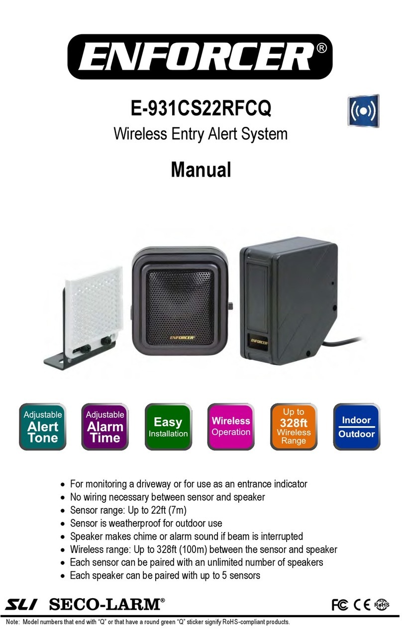 ENFORCER E-931CS22RFCQ User manual