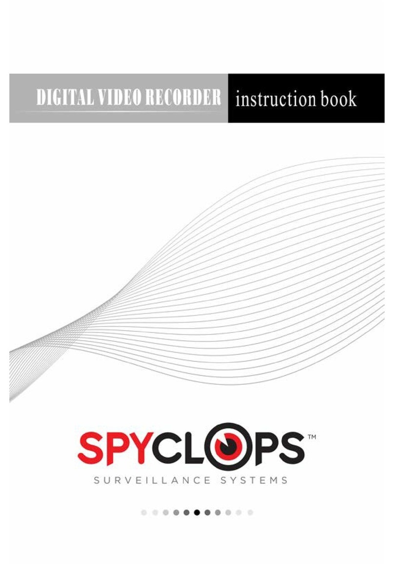 Spyclops Digital video recorder User manual