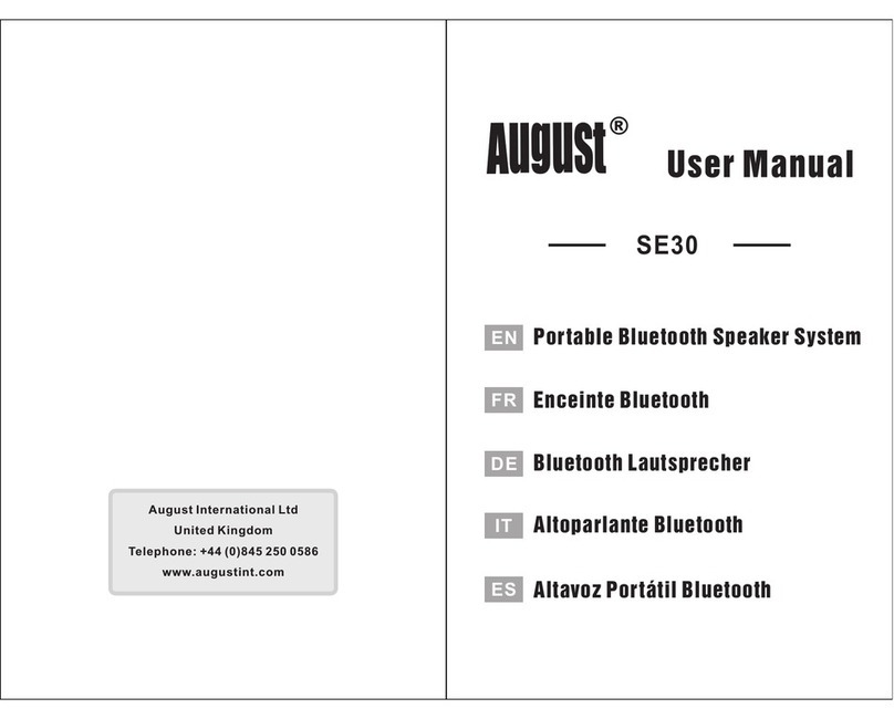 August SE30 user manual