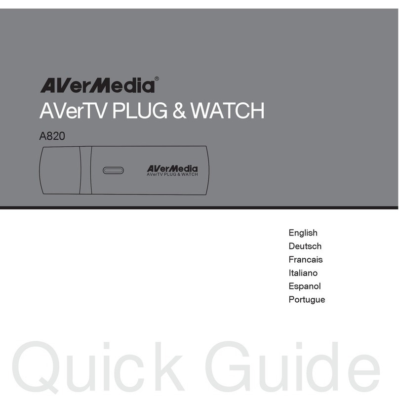 Avermedia AVerTV PLUG & WATCH User manual