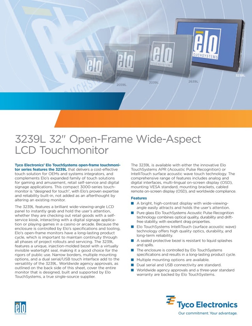 Elo TouchSystems 3239L User manual