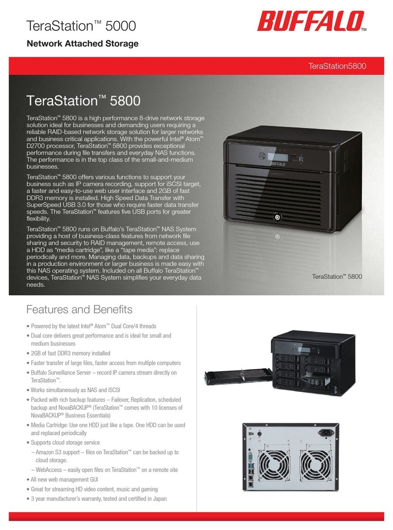 Buffalo TeraStation WSS 5000 User manual Buffalo TeraStation WSS 5000 User manual