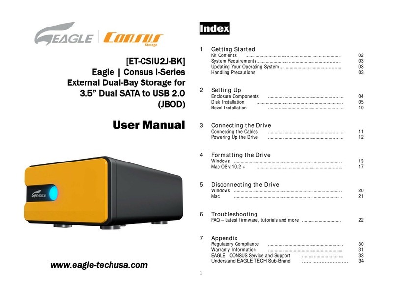 Eagle Consus ET-CSIU2J-BK User manual