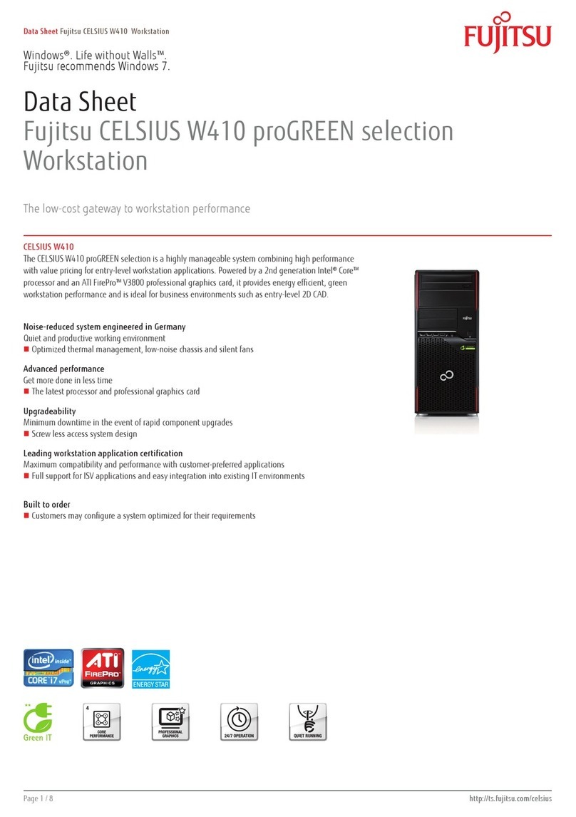 Fujitsu CELSIUS W410 User manual