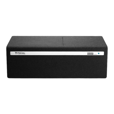 Focal Performance Expert DSA 500 RT User manual