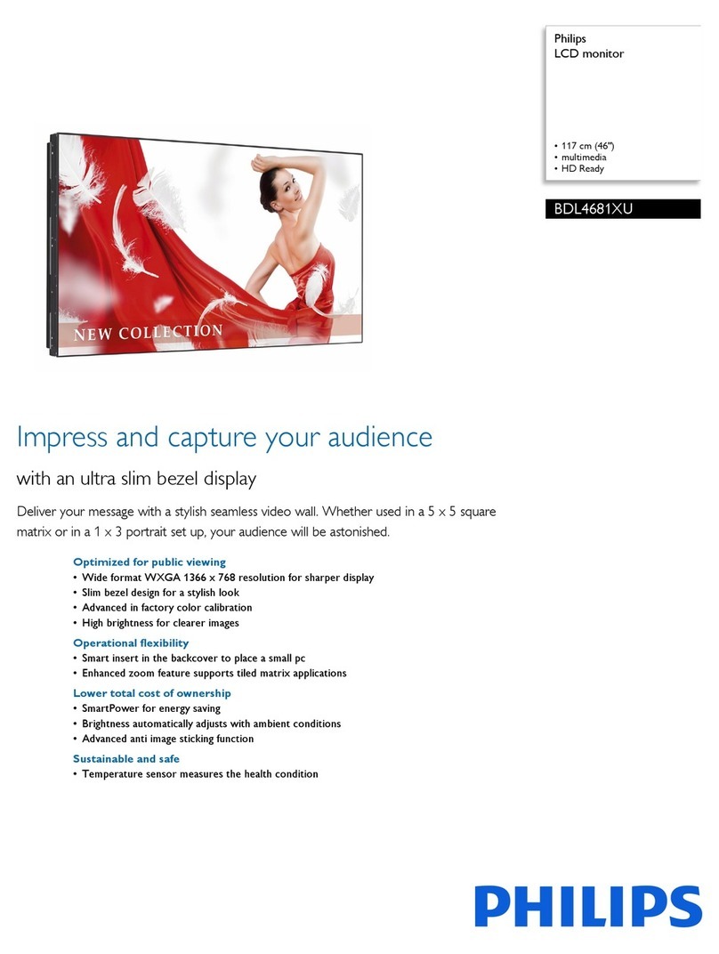 Philips BDL4681XU User manual