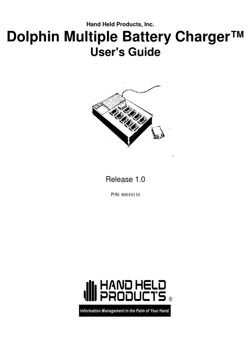 Hand Held Products Dolphin Multiple Battery Charger user guide