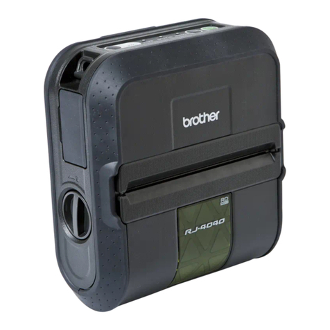 Brother RuggedJet RJ-4040 User manual