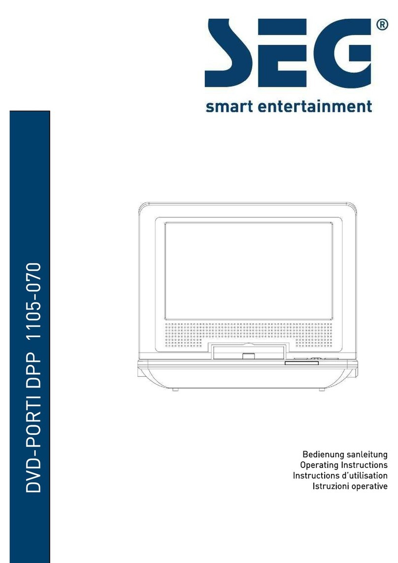 Seg DVD-PORTI DPP 1105-070 operating instructions