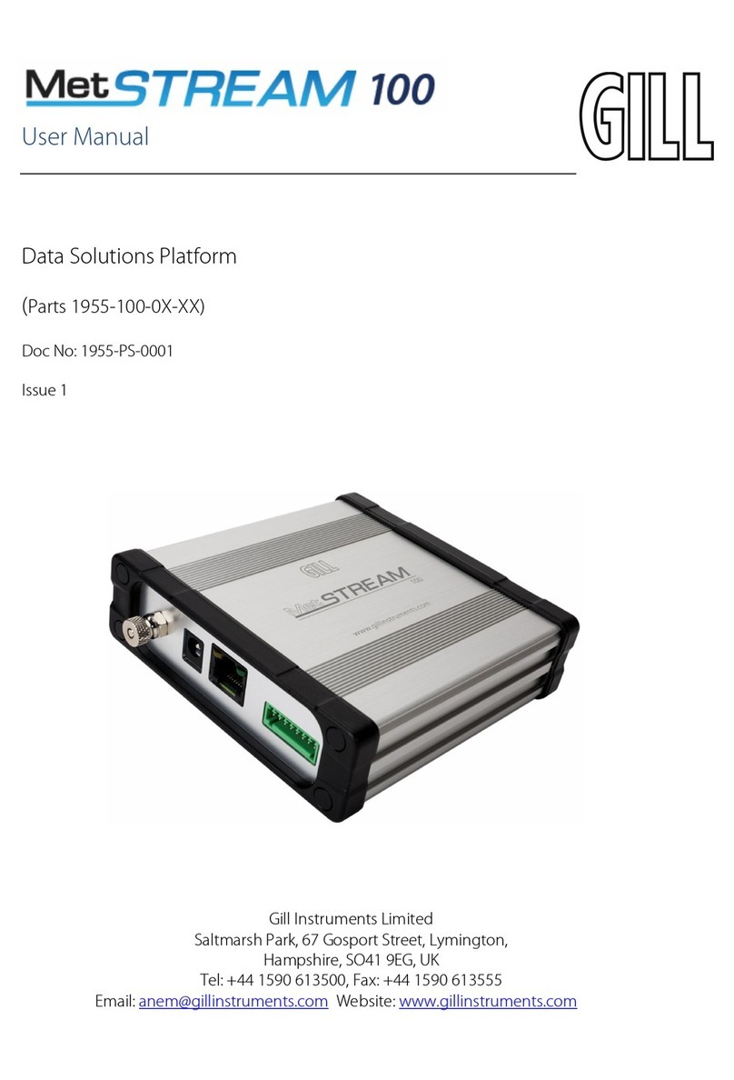 Gill Instruments MetStream 100 user manual
