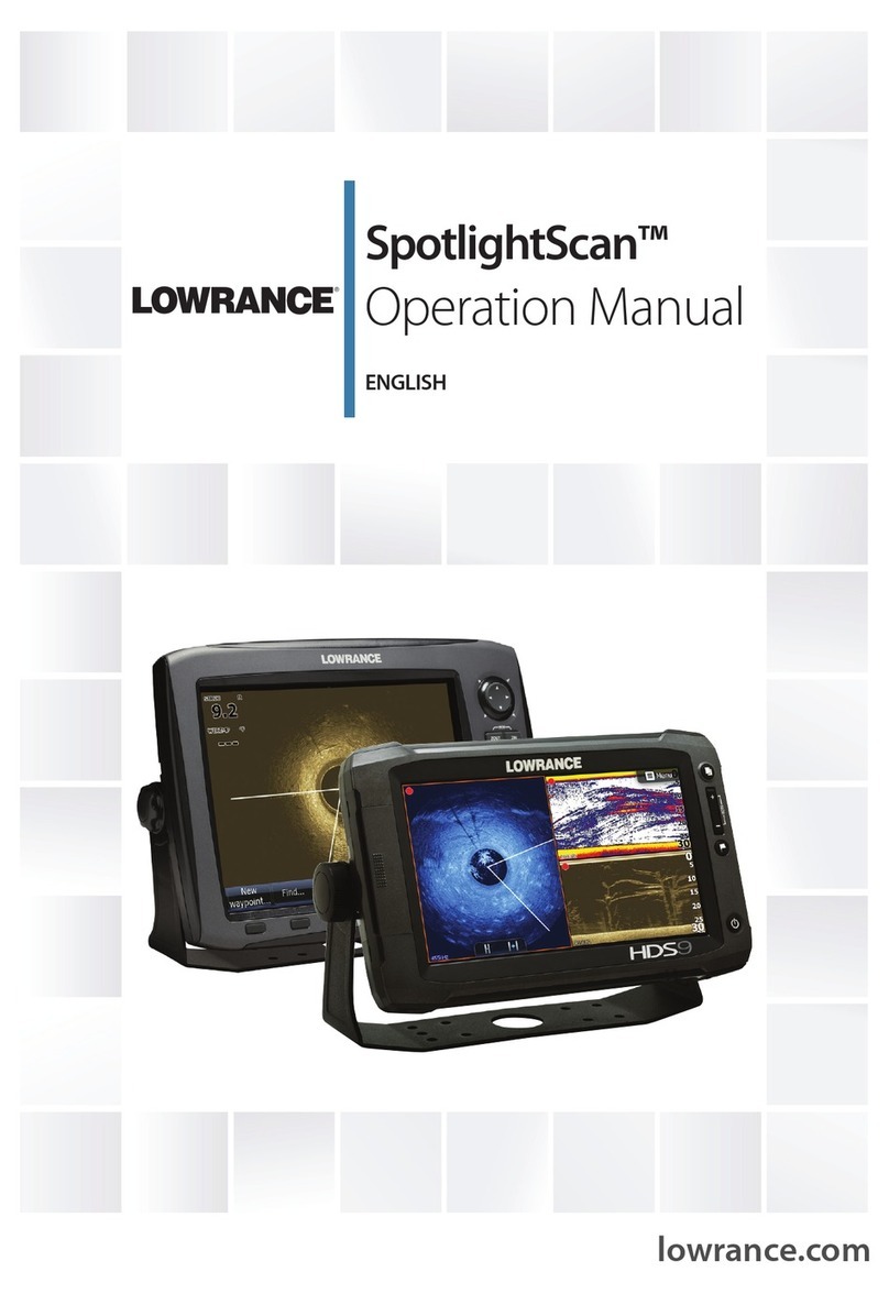 Lowrance SpotlightScan Operation manual