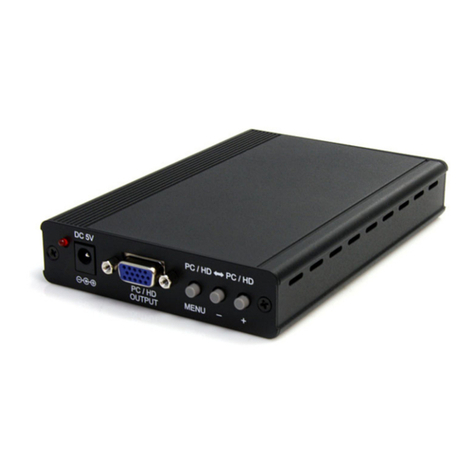 StarTech.com VGA2TV2WAY2 User manual