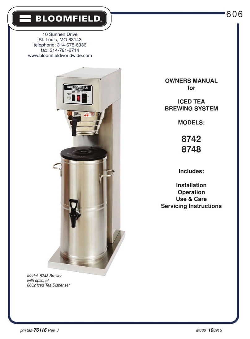 Bloomfield 8742 Series User manual