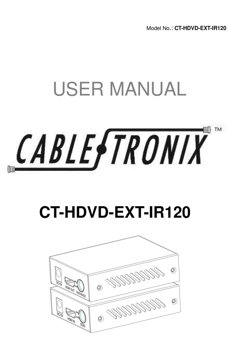 Cable-Tronix CT-HDVD-EXT-IR120 user manual