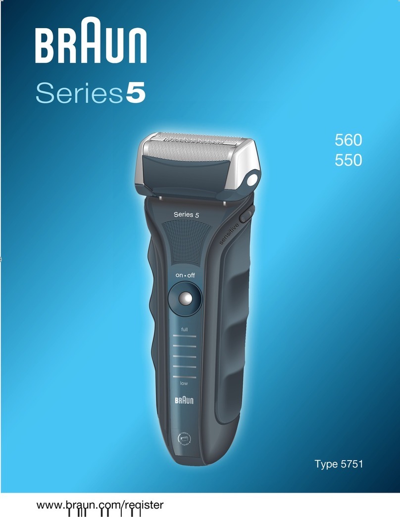 Braun 560 User manual