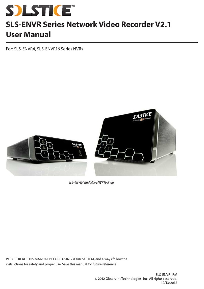 Solstice SLS-ENVR16 user manual